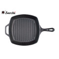 Huile végétale Grille en fonte / griddle pan pour l&#39;utilisation de la cuisine